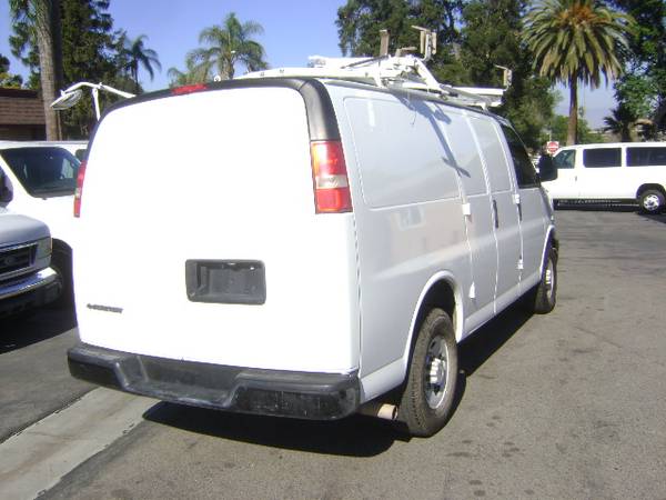 09 Chevy Express Cargo Van Ladder Rack ENCLOSED NO WINDOWS Utility... for sale in Corona, CA – photo 5