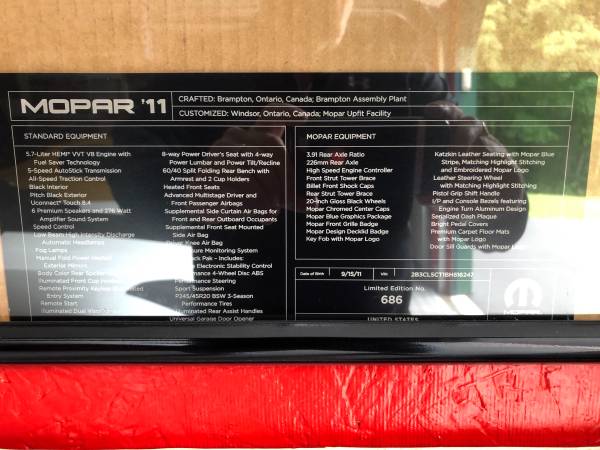 Mopar-11 Charger sp edition 5600miles for sale in Iron River, MN – photo 19
