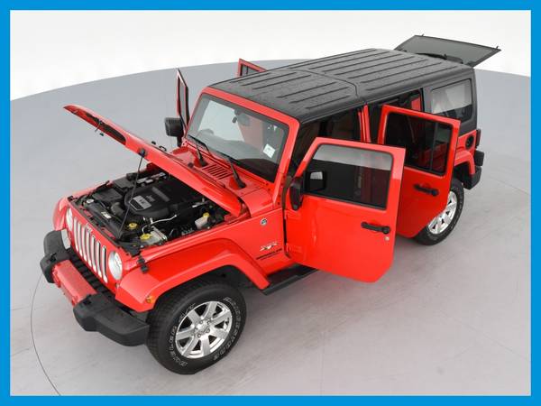 2016 Jeep Wrangler Unlimited Sahara Sport Utility 4D suv Red for sale in Atlanta, GA – photo 15