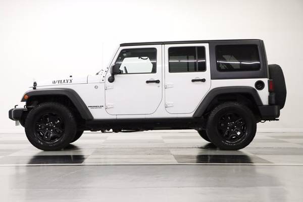 SPORTY White WRANGLER 2015 Jeep Unlimited Willys Wheeler Edition for sale in Clinton, FL – photo 18