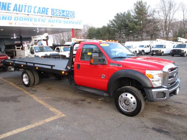 2016 Ford Super Duty F-550 DRW 4X4 ROLL BACK, FLAT BED DIESEL for sale in south amboy, IN – photo 2