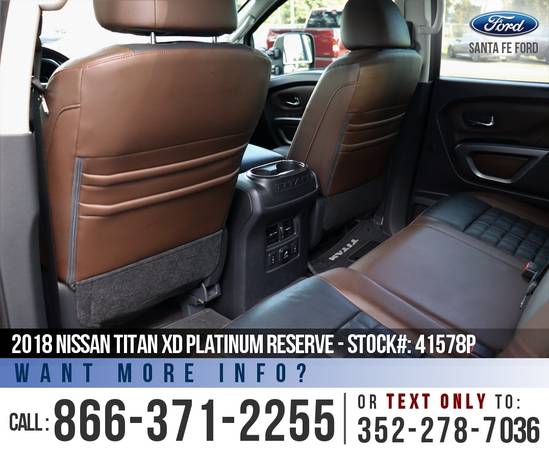 2018 NISSAN TITAN XD PLATINUM RESERVE Leather Seats, Diesel for sale in Alachua, FL – photo 16