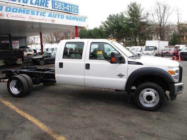 2011 Ford Super Duty F-450 DRW CREW CAB * DIESEL 67K * CAB CHASSIS -... for sale in south amboy, IA – photo 2