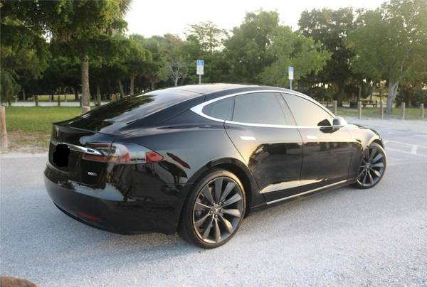 Black on Black 2017 Tesla Model S AWD - cars & trucks - by owner -... for sale in Sarasota, FL – photo 5
