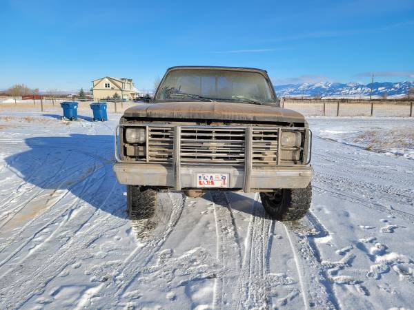 1984 chevy step side 4x4 - cars & trucks - by owner - vehicle... for sale in Bozeman, MT – photo 6