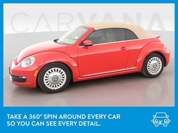2015 VW Volkswagen Beetle 1 8T Convertible 2D Convertible Red for sale in Ocala, FL – photo 3
