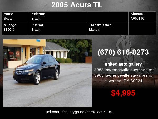 2005 Acura TL 3.2 4dr Sedan Financing Available! for sale in Suwanee, GA – photo 24