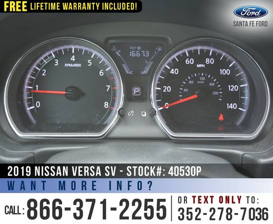 *** 2019 Nissan Versa Sedan SV *** Cruise Control - Camera -... for sale in Alachua, FL – photo 15