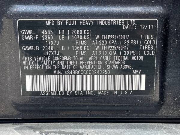 2012 Subaru Outback 4dr Wgn H4 Auto 2 5i Premium/CLEAN TITLE - cars for sale in Asheville, NC – photo 19