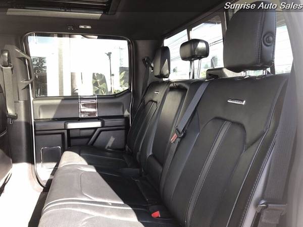 2017 Ford F-350 Diesel 4x4 4WD F350 Super Duty Platinum Truck - cars... for sale in Milwaukie, OR – photo 23