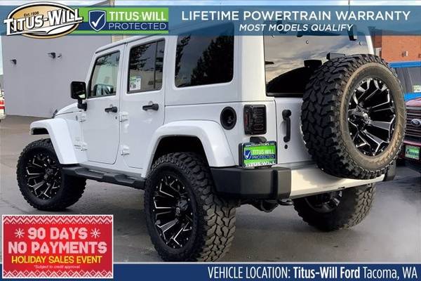 2013 Jeep Wrangler Unlimited 4x4 4WD SUV Sahara Convertible - cars &... for sale in Tacoma, WA – photo 9