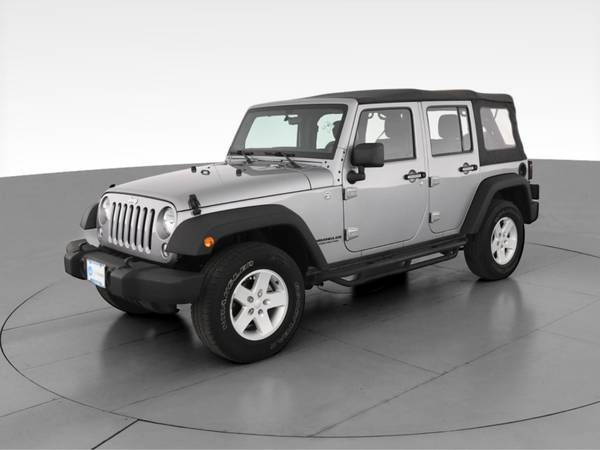 2014 Jeep Wrangler Unlimited Sport S SUV 4D suv Silver - FINANCE -... for sale in Asheville, NC – photo 3