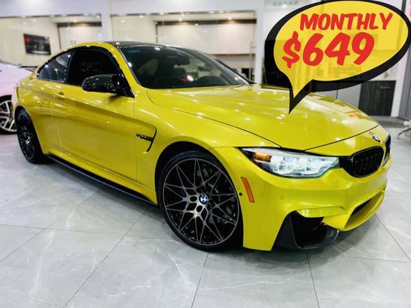 2018 BMW M4 Coupe 649 / MO - cars & trucks - by dealer - vehicle... for sale in Franklin Square, NY – photo 3