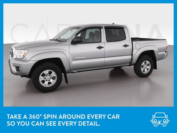 2015 Toyota Tacoma Double Cab PreRunner Pickup 4D 5 ft pickup Silver for sale in Fort Myers, FL – photo 3