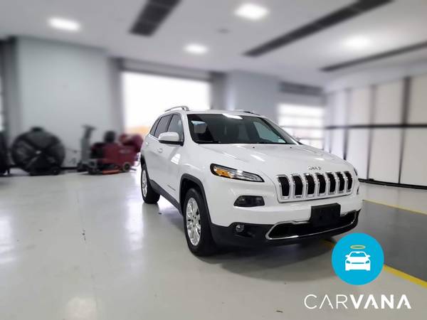 2017 Jeep Cherokee Limited Sport Utility 4D suv White - FINANCE... for sale in NEWARK, NY – photo 16