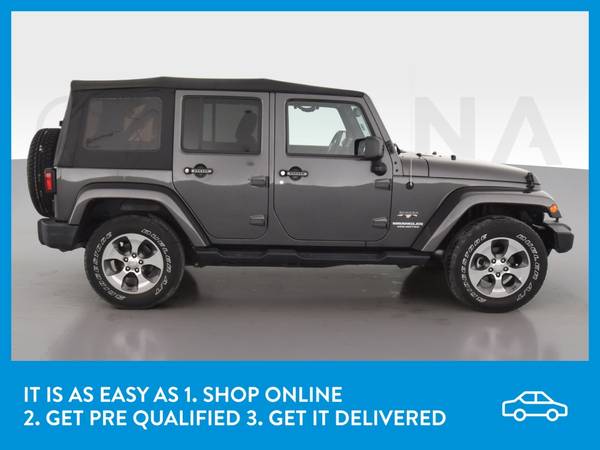 2017 Jeep Wrangler Unlimited Sahara Sport Utility 4D suv Gray for sale in Naples, FL – photo 10