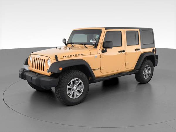 2014 Jeep Wrangler Unlimited Rubicon Sport Utility 4D suv Beige - -... for sale in Albany, GA – photo 3
