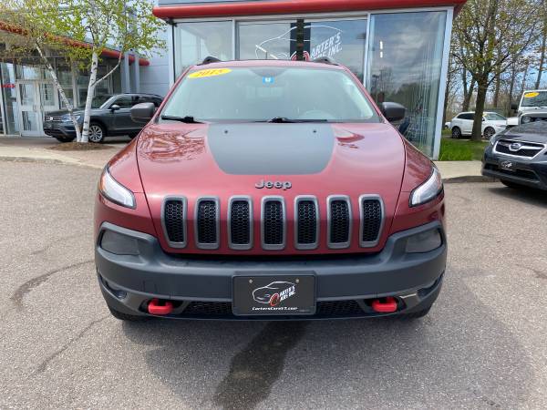2015 JEEP CHEROKEE TRAILHAWK 4X4 - - by for sale in south burlington, VT – photo 3