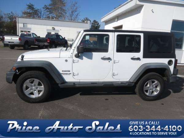 2012 Jeep Wrangler Unlimited Sport 4x4 4dr SUV TRUCKS TRUCKS... for sale in Concord, NH – photo 3