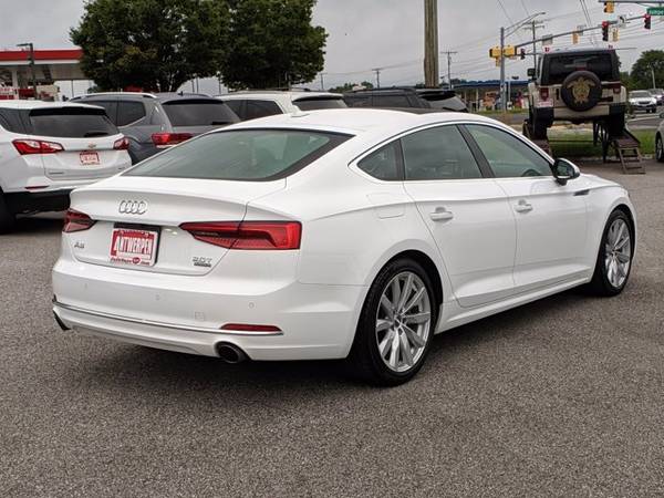 2018 Audi A5 Sportback Premium Plus hatchback Ibis White - cars &... for sale in Pasadena, District Of Columbia – photo 3