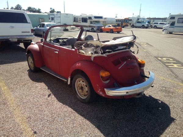 1978 VW Super Beetle Convertible *Runs but needs some TLC* for sale in Tucson, CA – photo 11