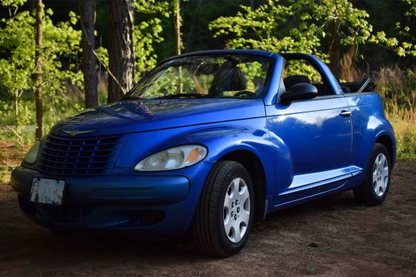 2005 PT Cruiser convertible (metallic blue) - - by for sale in Raleigh, NC – photo 5
