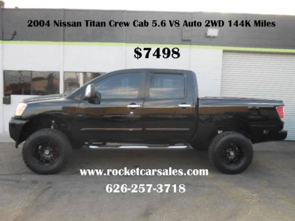 2004 Nissan Titan SE 4dr Crew Cab Rwd SB TAX SEASON SPECIALS!!!!!! for sale in Covina, CA