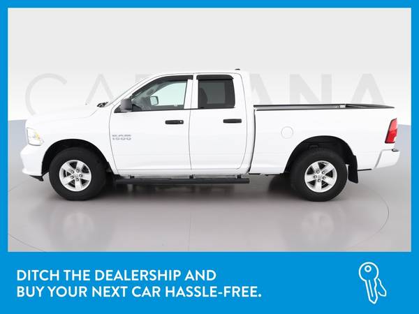 2018 Ram 1500 Quad Cab Tradesman Pickup 4D 6 1/3 ft pickup White for sale in Arlington, District Of Columbia – photo 4