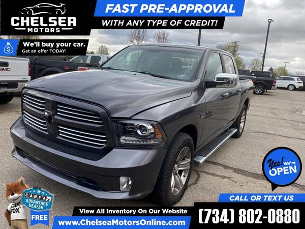 372/mo - 2014 Ram 1500 Sport 4WD! Crew 4 WD! Crew 4-WD! Crew Cab for sale in Chelsea, OH – photo 4