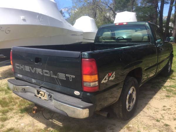 02 Chevy Silverado 1500 4x4 long bed low miles V8 very clean runs for sale in Hanover, MA – photo 8