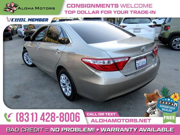 2015 Toyota Camry LOW MILES, GAS-SAVER, SMOOTH RIDE for sale in Santa Cruz, CA – photo 4