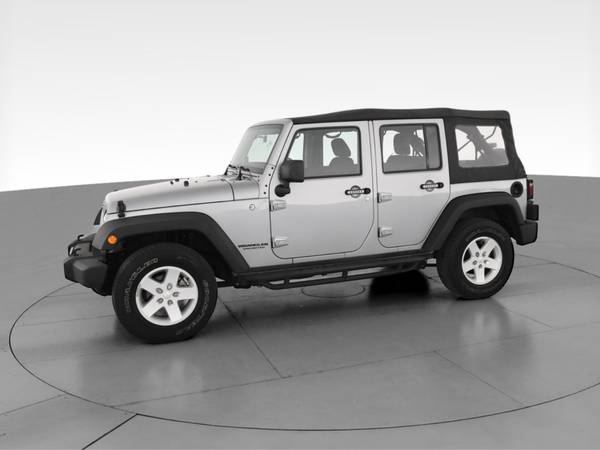 2014 Jeep Wrangler Unlimited Sport S SUV 4D suv Silver - FINANCE -... for sale in Washington, District Of Columbia – photo 4
