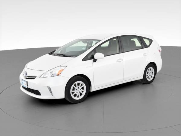 2012 Toyota Prius v Three Wagon 4D wagon White - FINANCE ONLINE -... for sale in Denver , CO – photo 3