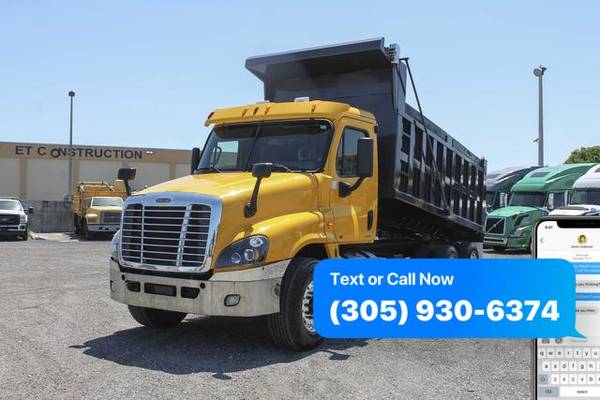 2012 Freightliner Cascadia Dump Truck For Sale *WE FINANCE BAD... for sale in Miami, FL – photo 3