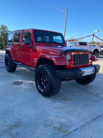 Lifted 11 Jeep Wrangler Unlimited Sahara 4x4 loaded! - cars & trucks... for sale in Easley, SC – photo 12