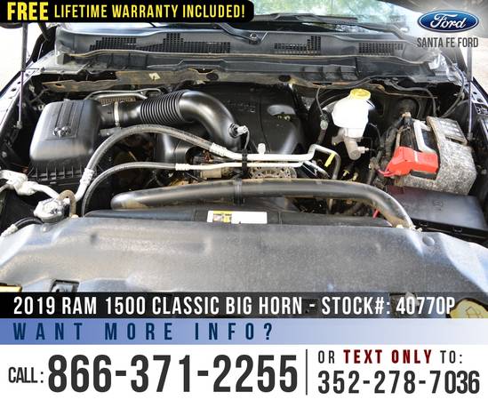 *** 2019 Ram 1500 Classic Big Horn *** Cruise - Bedliner - Camera -... for sale in Alachua, GA – photo 11