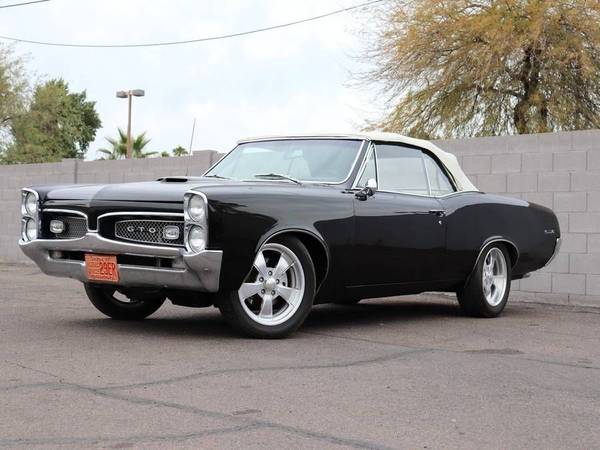 1967 GTO Black With White Convertible & Buckets REDUCED 01/31 - cars for sale in Scottsdale, IL – photo 2