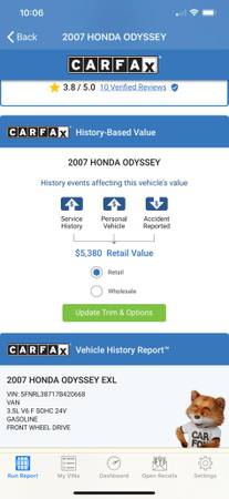 2007 Honda Odyssey EXL Minivan - cars & trucks - by dealer - vehicle... for sale in Marietta, GA – photo 16