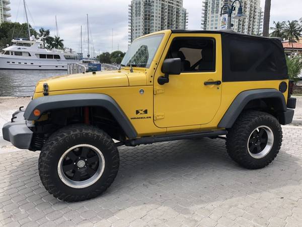 2008 *Jeep* *Wrangler* *4WD 2dr X* Detonator Yellow for sale in Fort Lauderdale, FL – photo 17