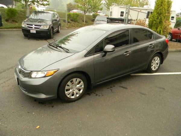2012 Honda Civic LX 4DR Sedan Automatic - cars & trucks - by dealer... for sale in Vancouver, OR – photo 3
