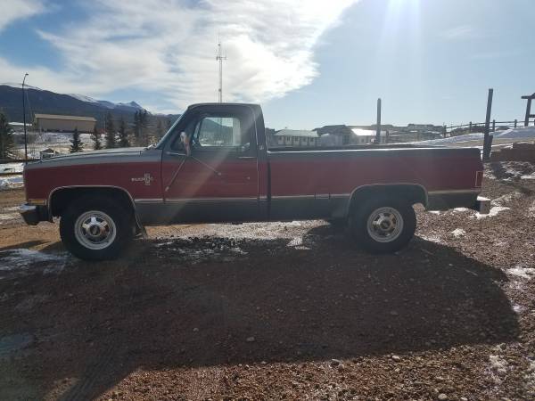 1987 Chevrolet c20 3/4ton 2wd - - by dealer - vehicle for sale in Divide, CO – photo 3