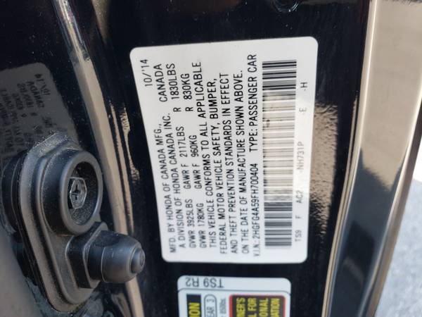 2015 Honda Civic Si coupe Black for sale in Jonesboro, AR – photo 22