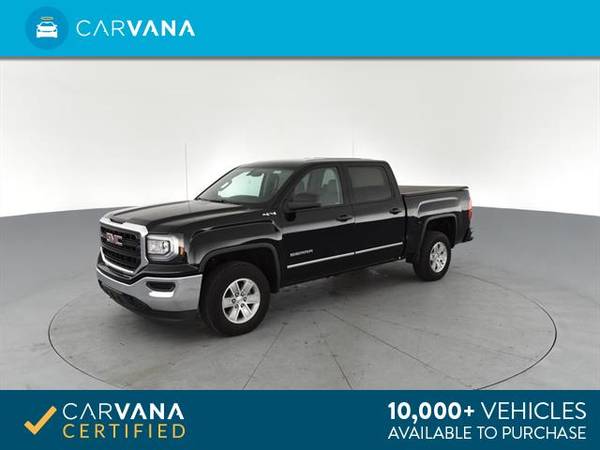 2018 GMC Sierra 1500 Crew Cab Pickup 4D 5 3/4 ft pickup Black - for sale in Springfield, MA – photo 6