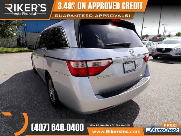 $132/mo - 2012 Honda Odyssey EX-L Passenger Van - 100 Approved! -... for sale in Kissimmee, FL – photo 12