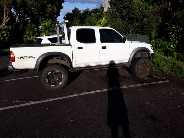 2003 white tacoma 4 door lifted for sale 12k obo for sale in Keauhou, HI – photo 4