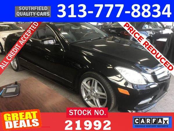 ✔️👍2013 MERCEDES BENZ E550 Bad Credit Ok EMPLOYEE PRICES $500 DOWN... for sale in Detroit, MI – photo 2