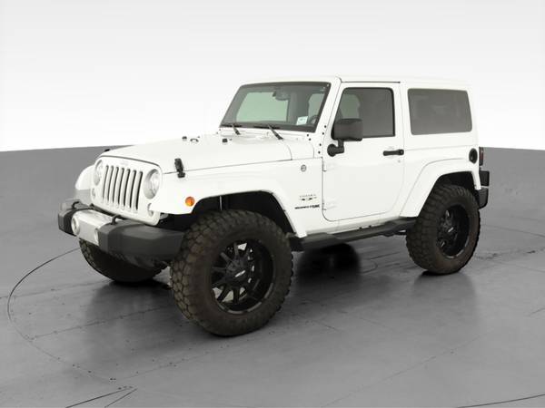 2018 Jeep Wrangler Sahara (JK) Sport Utility 2D suv White - FINANCE... for sale in West Lafayette, IN – photo 3