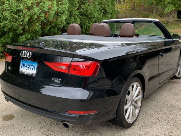 2015 Audi A3 cabriolet convertible, black with brown interior for sale in Wolcott, CT – photo 20