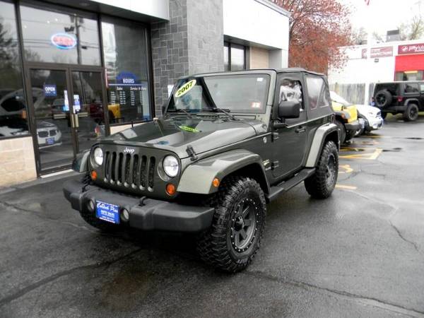 2007 Jeep Wrangler 2DR SAHARA 4WD 3 8L V6 WITH MUDDERS - cars & for sale in Plaistow, MA – photo 4