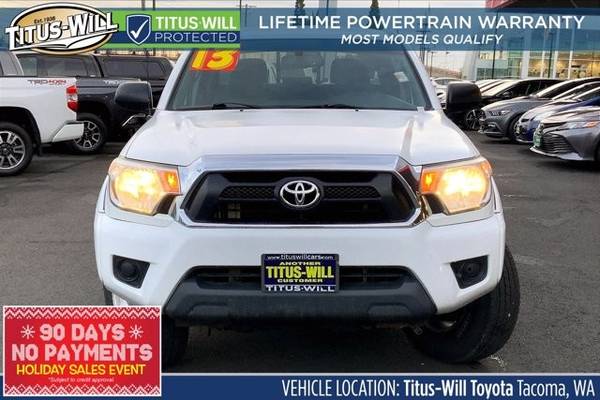 2013 Toyota Tacoma 4x4 4WD Truck SR5 Crew Cab - cars & trucks - by... for sale in Tacoma, WA – photo 2